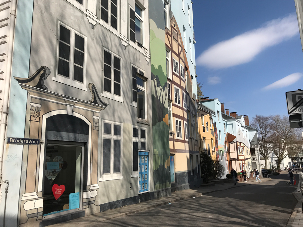 Straße ohne Autos
