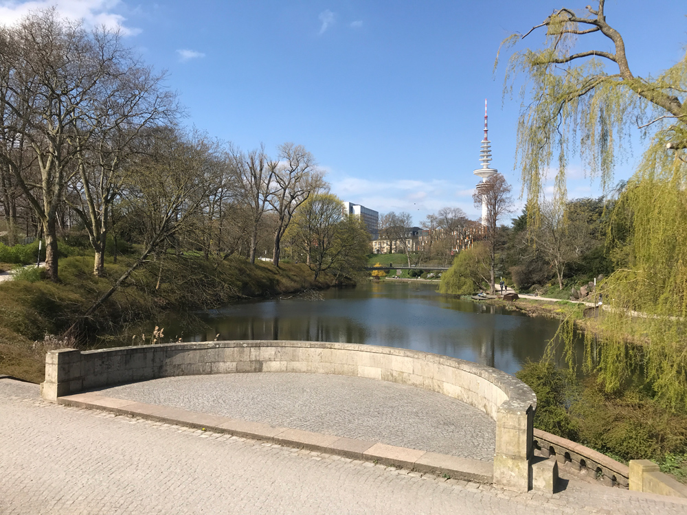 kleiner See im Botanischen Garten