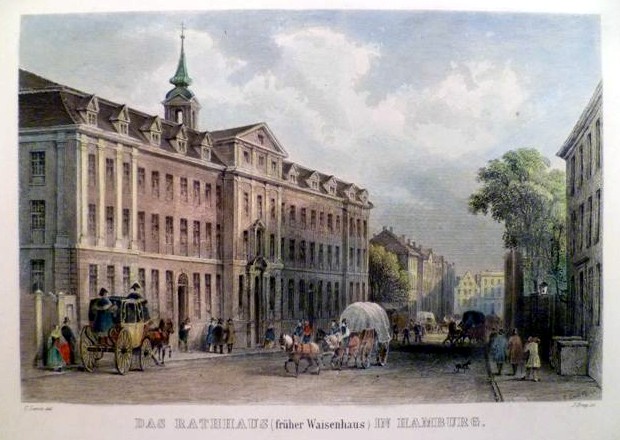 3463 Waisenhaus Hamburg Um 1855