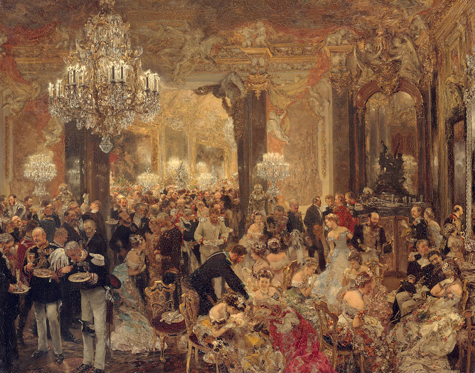 1899 Adolph Menzel Das Ballsouper