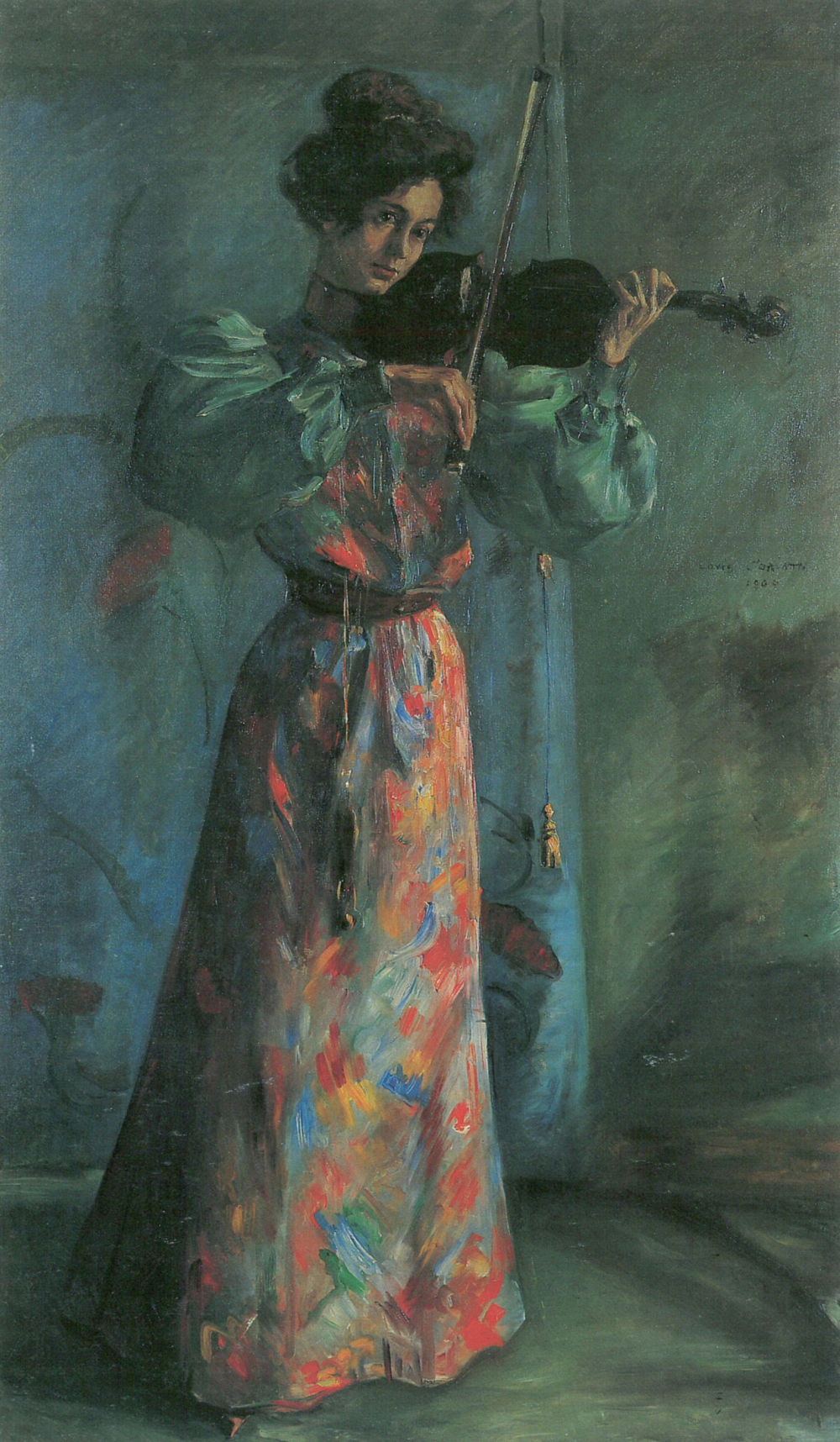 0878 Die Geigenspielerin 1900