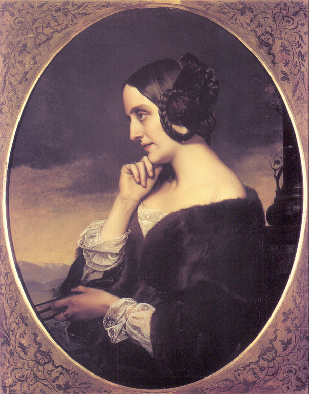 1737 Marie D Agoult by Henri Lehmann 1843